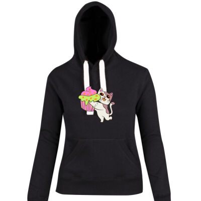 cat kitten - Ramo - Womens & Junior Hoodie Thumbnail