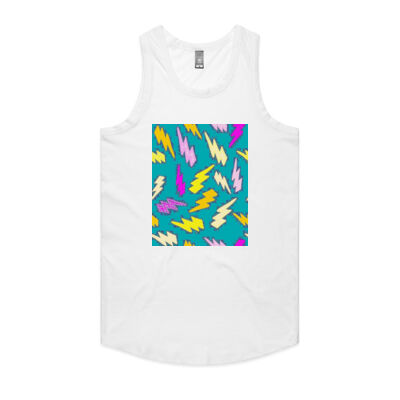 kightning pattern - AS Colour - Authentic Singlet Thumbnail