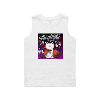 fangtastic vampire - AS Colour - Kids Barnard Tank tee  Thumbnail