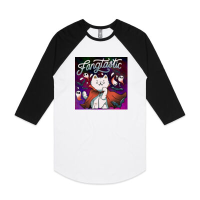 fangtastic vampire - AS Colour - Raglan Tee Thumbnail