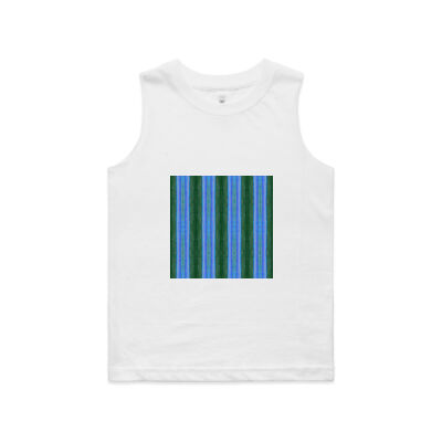 striped pattern - AS Colour - Kids Barnard Tank tee  Thumbnail