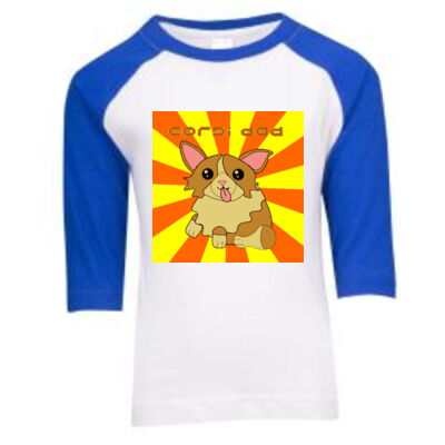 cotgi dog - RAMO - Kids Raglan Thumbnail