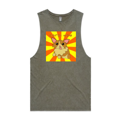 cotgi dog - AS Colour - Stonewash Barnard Tank Thumbnail