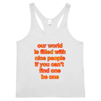 motivational quote - Ramo - T-back Singlet Thumbnail