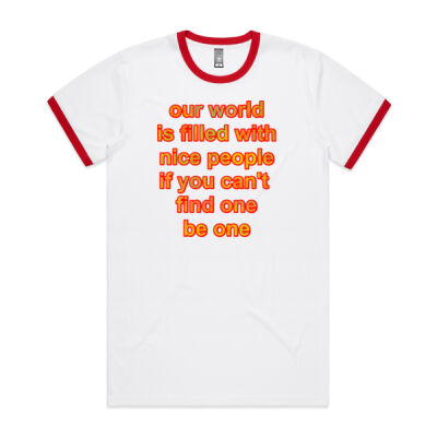 motivational quote -  AS Colour Men's Ringer Tee Thumbnail