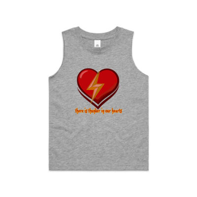positive vibes - AS Colour - Kids Barnard Tank tee  Thumbnail
