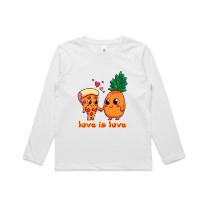 love is love - AS Colour - Kids Longsleeve Tee Thumbnail