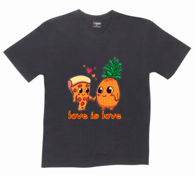 love is love - RAMO- Mens V-Neck Tee Thumbnail