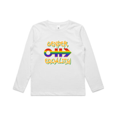 gender equality - AS Colour - Kids Longsleeve Tee Thumbnail