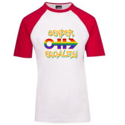 gender equality - RAMO - Unisex Raglan Sleeve Tee Thumbnail