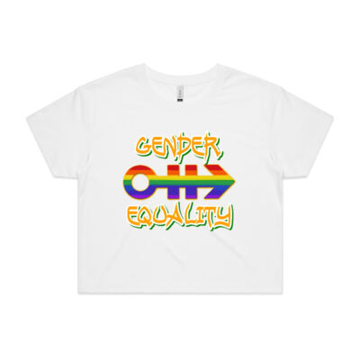 gender equality - AS Colour - Crop Tee Thumbnail