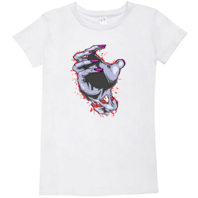zombie hand - Ramo - Ladies Modern Fit Tee Thumbnail