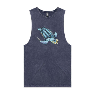 sea life - AS Colour - Stonewash Barnard Tank Thumbnail