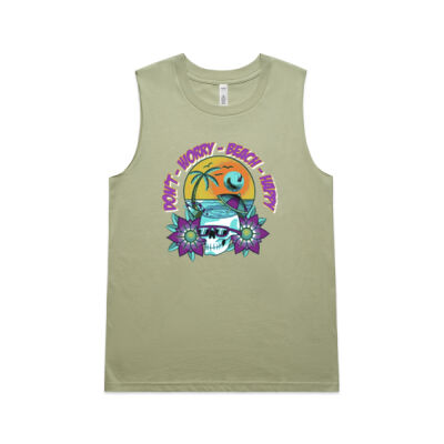 beach happy - AS Colour - Wo's Upside Tank Thumbnail