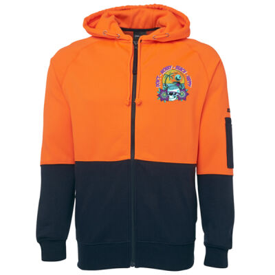 beach happy - JB's HV FULL ZIP FLEECY HOODIE Thumbnail