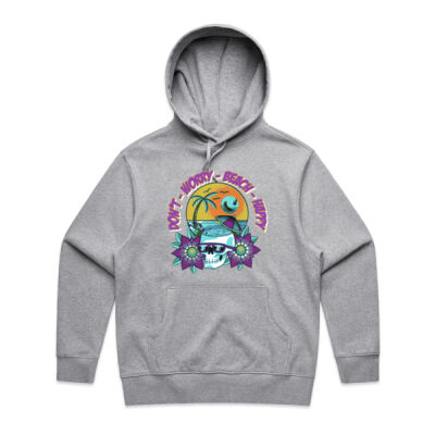 beach happy - AS Colour - Mens Heavy Hoodie Thumbnail