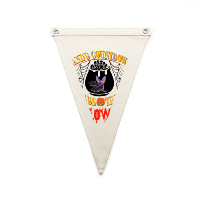halloween season - AS Colour - Canvas Pennant Flag Thumbnail