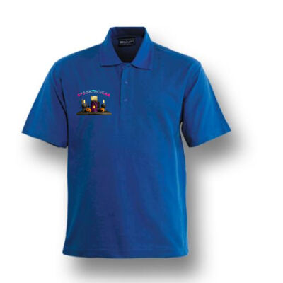 join the myth - Bocini - Plain Colour Poly Face Cotton Backing Short Sleeve Polo Thumbnail