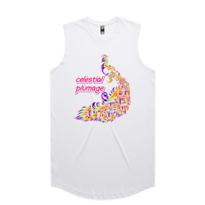 celestial plumage - Mens Staple Curve Tank Thumbnail